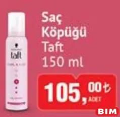TAFT SAÇ KÖPÜĞÜ 150 ML